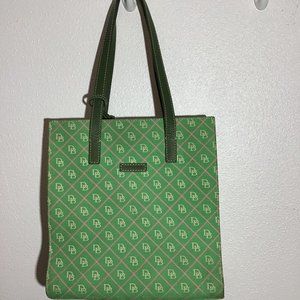 Dooney And Bourke Green Monogram Bag